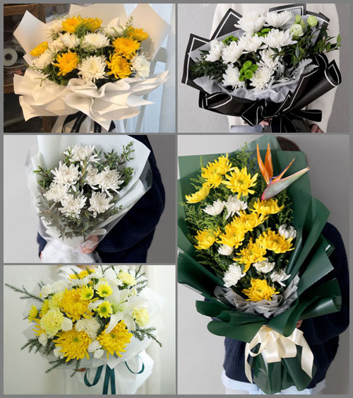 广东梅州市平远县泗水镇大畲村白事花束代送